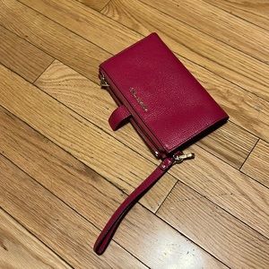 Pink Michael kors wristlet